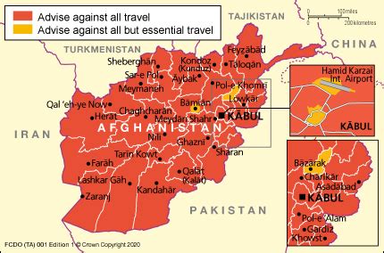 fcdo travel advice afghanistan
